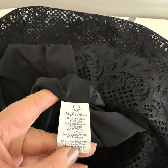 For love&lemons lace open back Dress NWT Size L - Picture 7 of 12